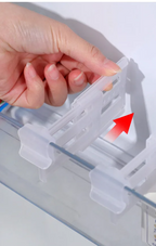 Telescopic Adjustable BPA-Free Refrigerator Dividers (Set of 4)