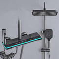Temperature Display & Ambient Lighting Stainless Steel Shower System