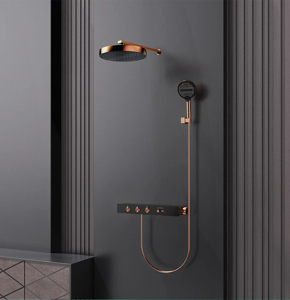 Thermostatic Concealed Rainfall Shower System