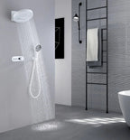 Thermostatic Solid Brass Rainfall Shower Set (Wall-Mounted)