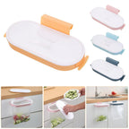 Tool-Free Over-Cabinet Trash Bag Holder
