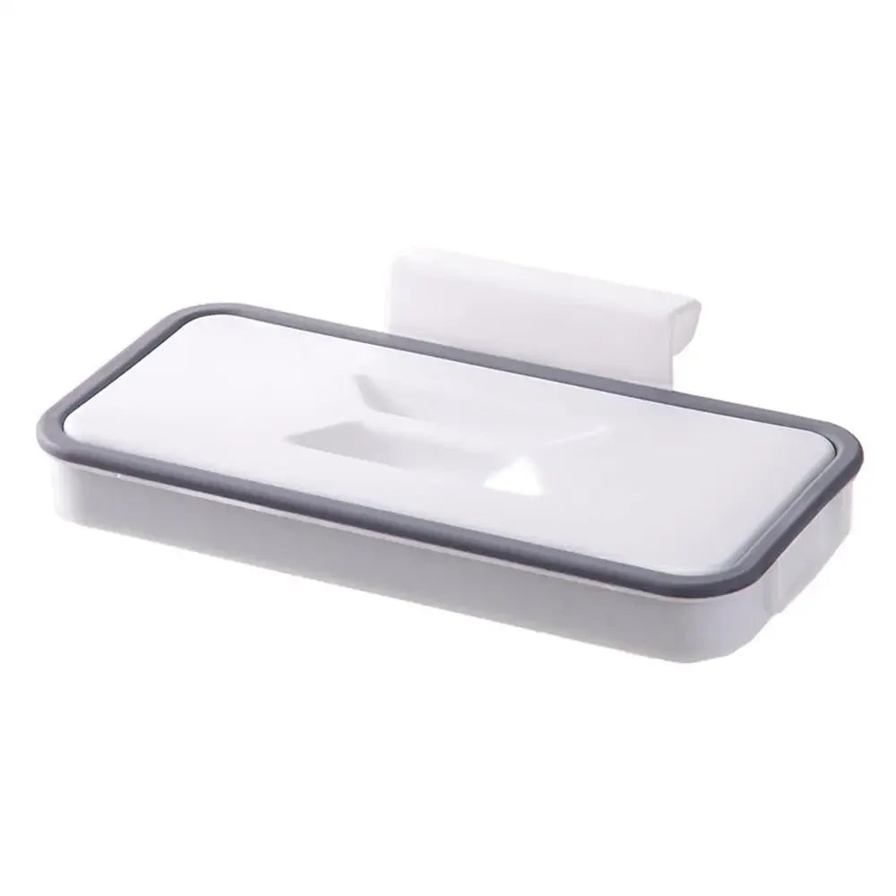 Tool-Free Over-Cabinet Trash Bag Holder