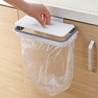 Tool-Free Over-Cabinet Trash Bag Holder