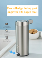 Touchless Infrared Sensor Stainless Steel Soap Dispenser (270 ml, Rechargeable)