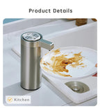 Touchless Infrared Sensor Stainless Steel Soap Dispenser (270 ml, Rechargeable)