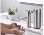 Touchless Infrared Sensor Stainless Steel Soap Dispenser (270 ml, Rechargeable)
