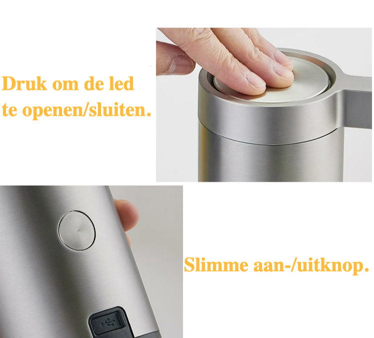 Touchless Infrared Sensor Stainless Steel Soap Dispenser (270 ml, Rechargeable)