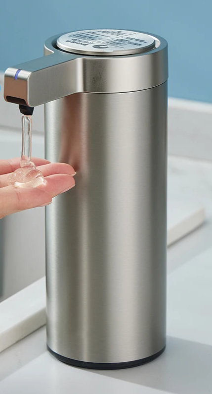 Touchless Infrared Sensor Stainless Steel Soap Dispenser (270 ml, Rechargeable)