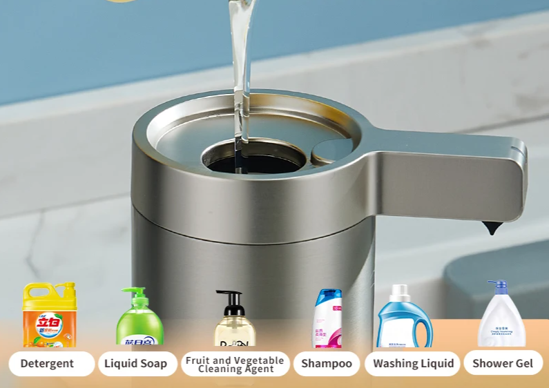 Touchless Infrared Sensor Stainless Steel Soap Dispenser (270 ml, Rechargeable)