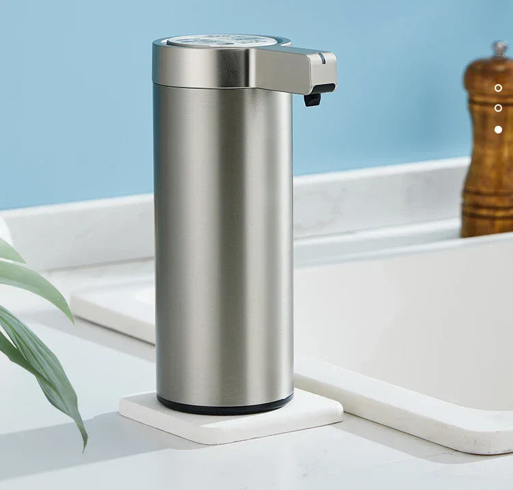 Touchless Infrared Sensor Stainless Steel Soap Dispenser (270 ml, Rechargeable)