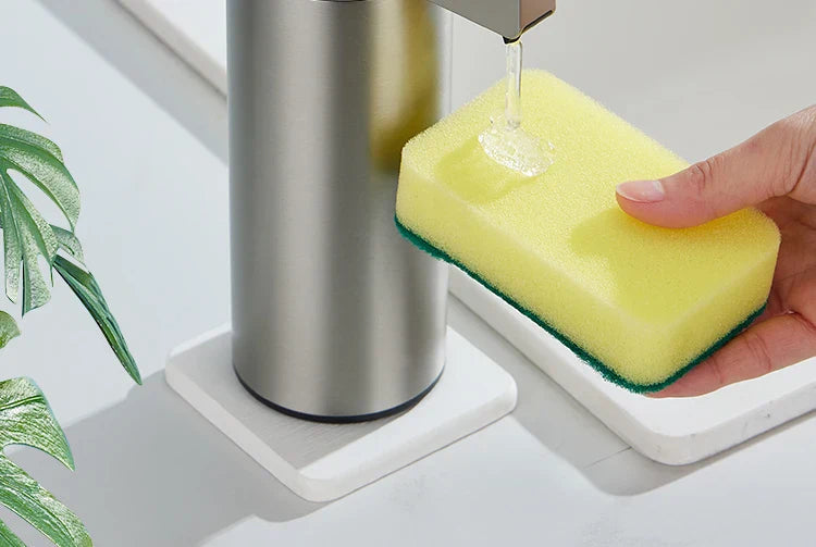 Touchless Infrared Sensor Stainless Steel Soap Dispenser (270 ml, Rechargeable)