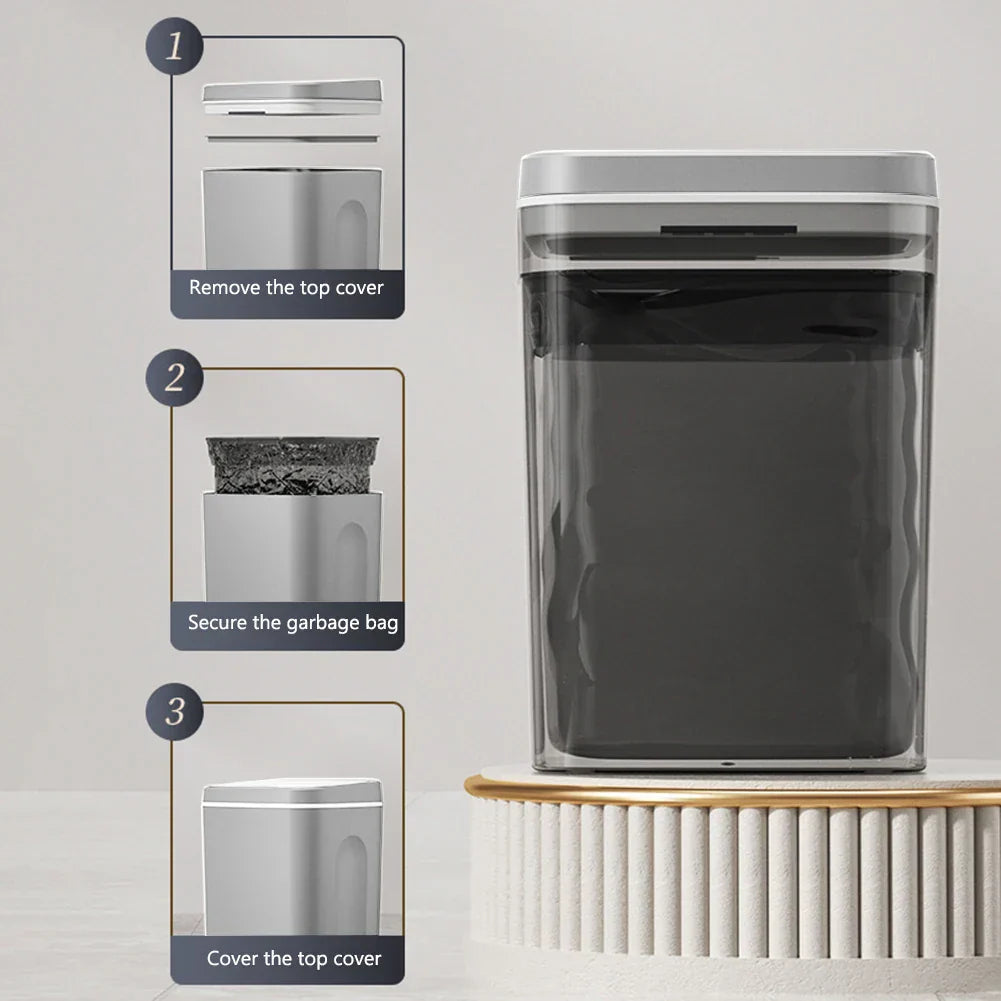 Touchless Infrared Sensor Trash Can (20L)