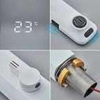 Touchless LED Temperature Bathroom Faucet (Single-Hole)