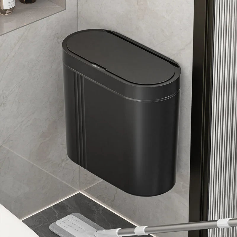Touchless Sensor Wall-Mount Trash Can (9L)