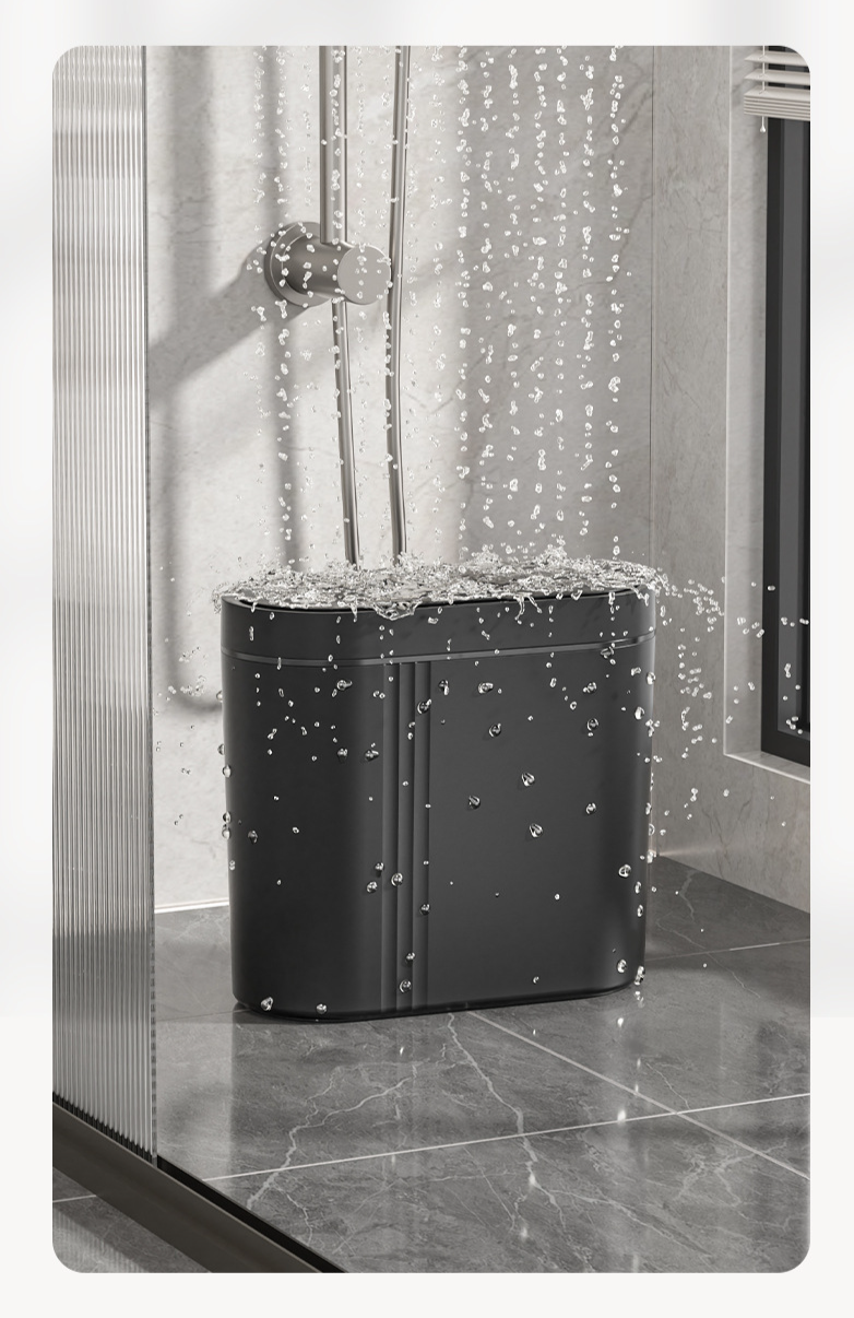 Touchless Sensor Wall-Mount Trash Can (9L)