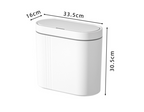 Touchless Sensor Wall-Mount Trash Can (9L)