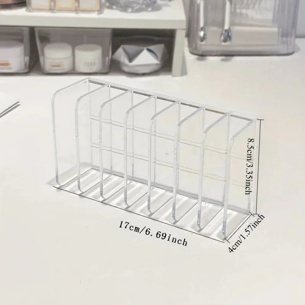 Transparent 7-Compartment Space-Saving Organizer