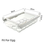 Transparent Under-Shelf Refrigerator Drawer