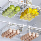 Transparent Under-Shelf Refrigerator Drawer