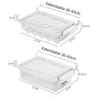 Transparent Under-Shelf Refrigerator Drawer