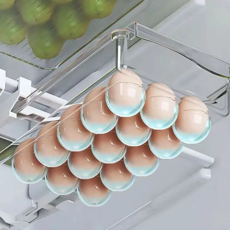 Transparent Under-Shelf Refrigerator Drawer