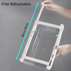 Transparent Under-Shelf Refrigerator Drawer