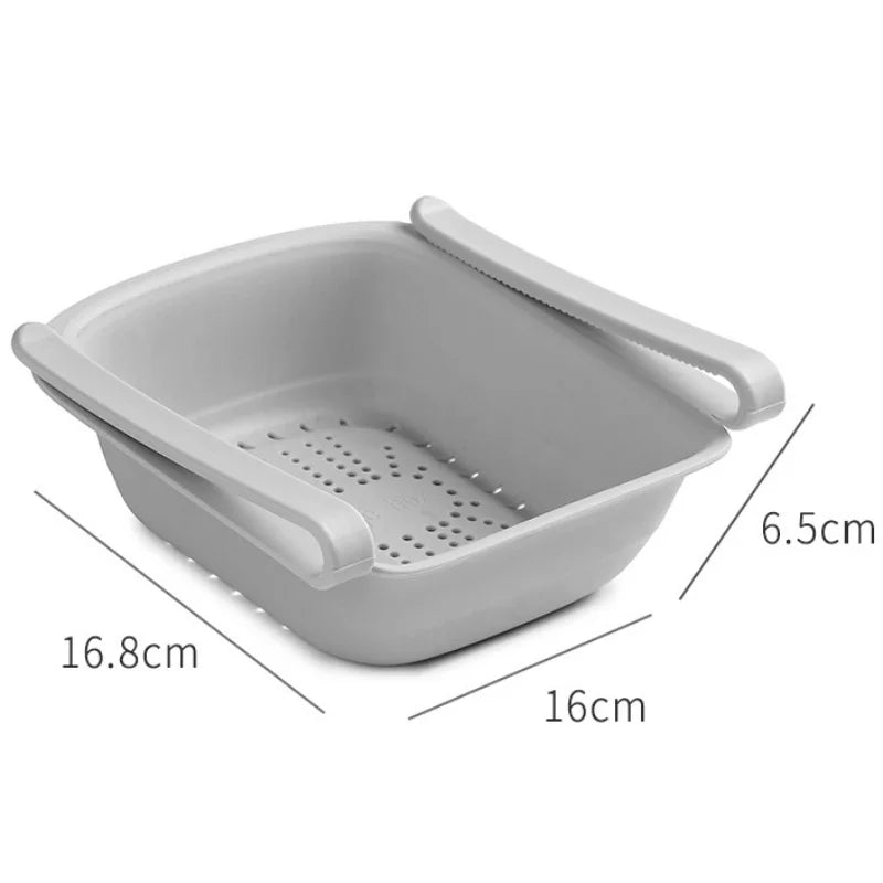 Transparent Under-Shelf Refrigerator Drawer