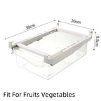 Transparent Under-Shelf Refrigerator Drawer