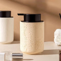 Travertine-Look Refillable Foaming Soap Dispenser