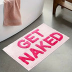Tufted Non-Slip Polyester Bath Rug (Machine Washable)