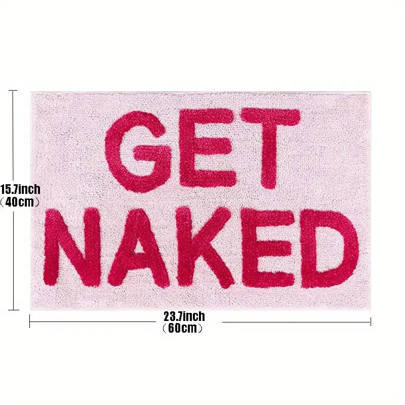 Tufted Non-Slip Polyester Bath Rug (Machine Washable)
