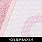Tufted Non-Slip Polyester Bath Rug (Machine Washable)