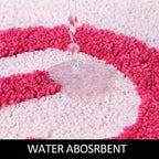 Tufted Non-Slip Polyester Bath Rug (Machine Washable)