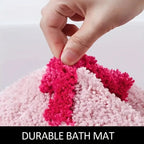 Tufted Non-Slip Polyester Bath Rug (Machine Washable)
