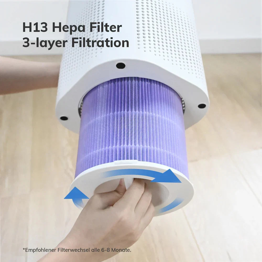 Ultra-Quiet H13 True HEPA Air Purifier & Humidifier (Up to 646 Sq Ft)