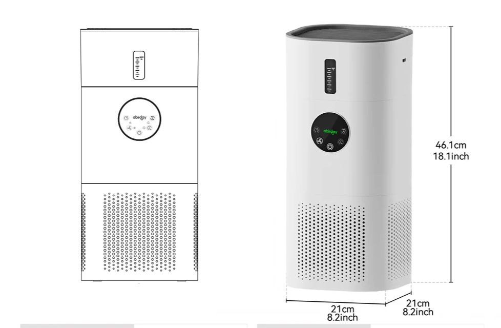 Ultra-Quiet H13 True HEPA Air Purifier & Humidifier (Up to 646 Sq Ft)