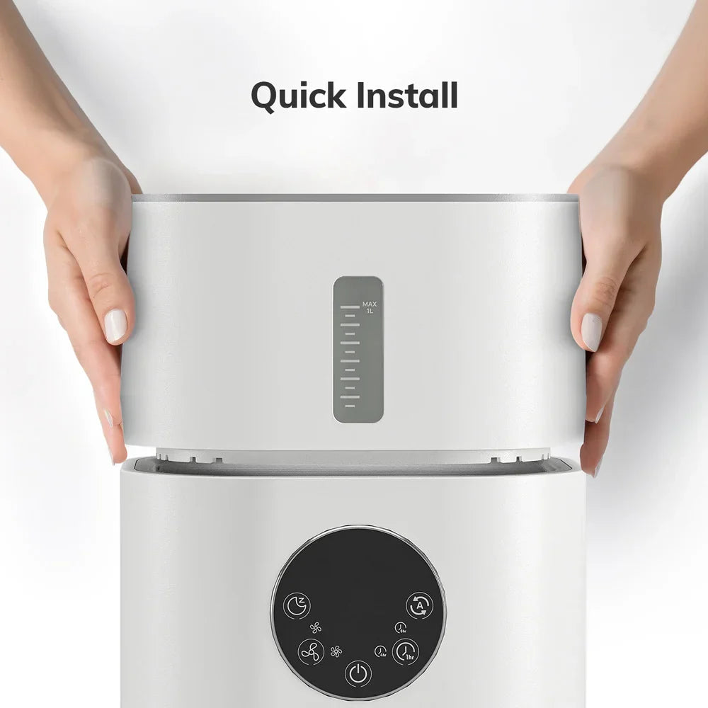 Ultra-Quiet H13 True HEPA Air Purifier & Humidifier (Up to 646 Sq Ft)
