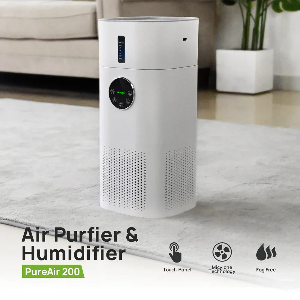 Ultra-Quiet H13 True HEPA Air Purifier & Humidifier (Up to 646 Sq Ft)