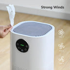 Ultra-Quiet H13 True HEPA Air Purifier & Humidifier (Up to 646 Sq Ft)