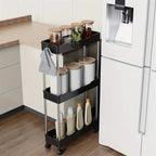 Ultra-Slim 4-Tier Rolling Storage Cart