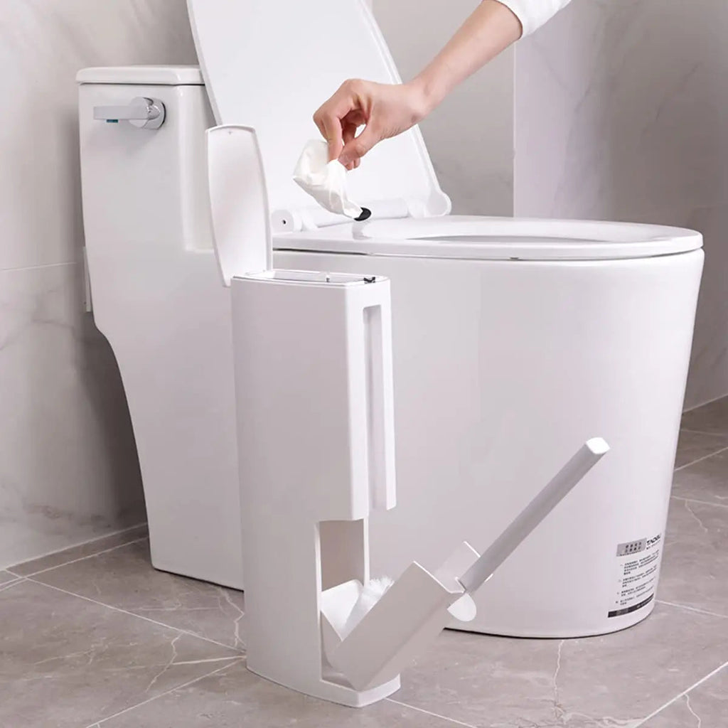 Ultra-Slim Odor-Control Bathroom Bin (4.4-Inch)