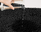 Ultra-Soft Chenille Microfiber Quick-Dry Bath Mat (Non-Slip Backing)