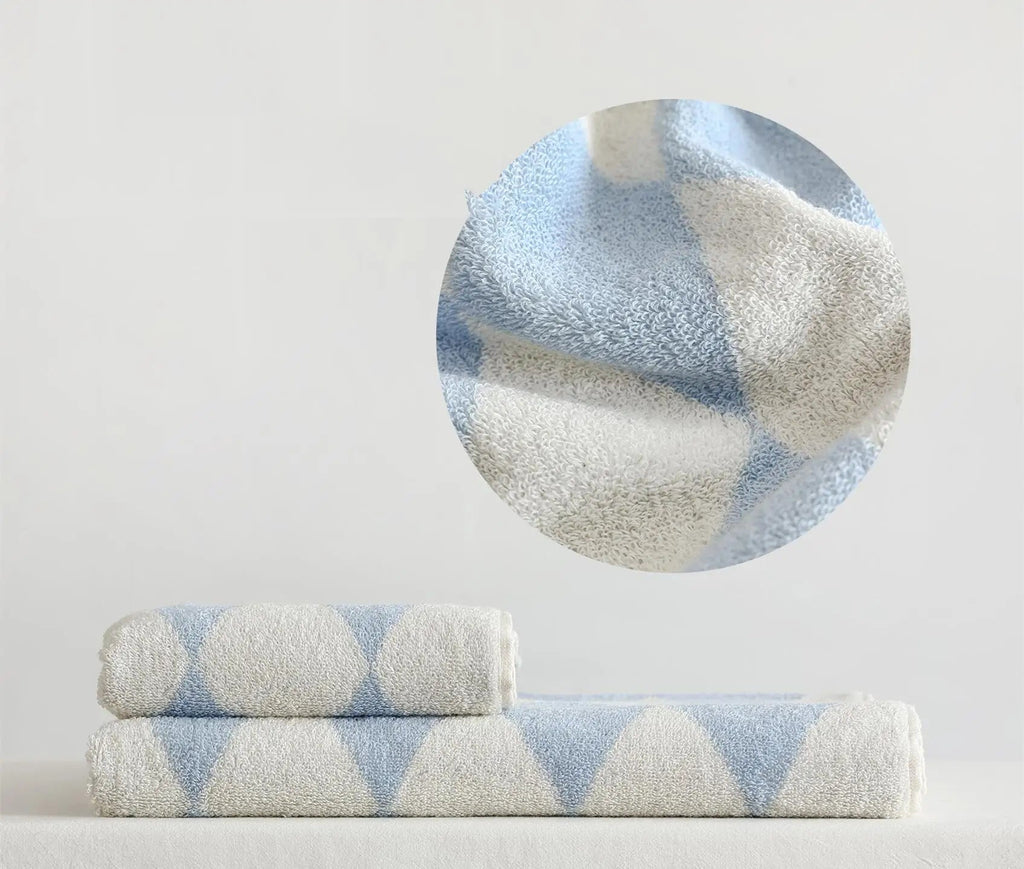 Ultra-Soft Combed Cotton Quick-Dry Towel (Striped)