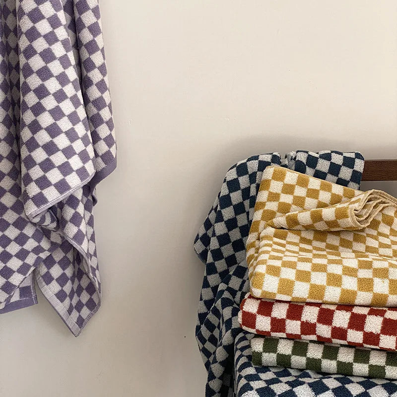 Ultra-Soft Combed Cotton Quick-Dry Towel (Striped)