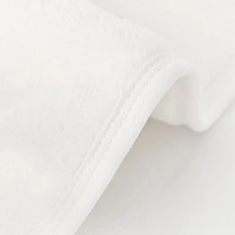 Ultra-Soft Coral Fleece Hooded Baby Towel (Machine Washable)