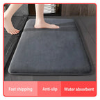 Ultra-Soft Coral Velvet Non-Slip Bath Mat