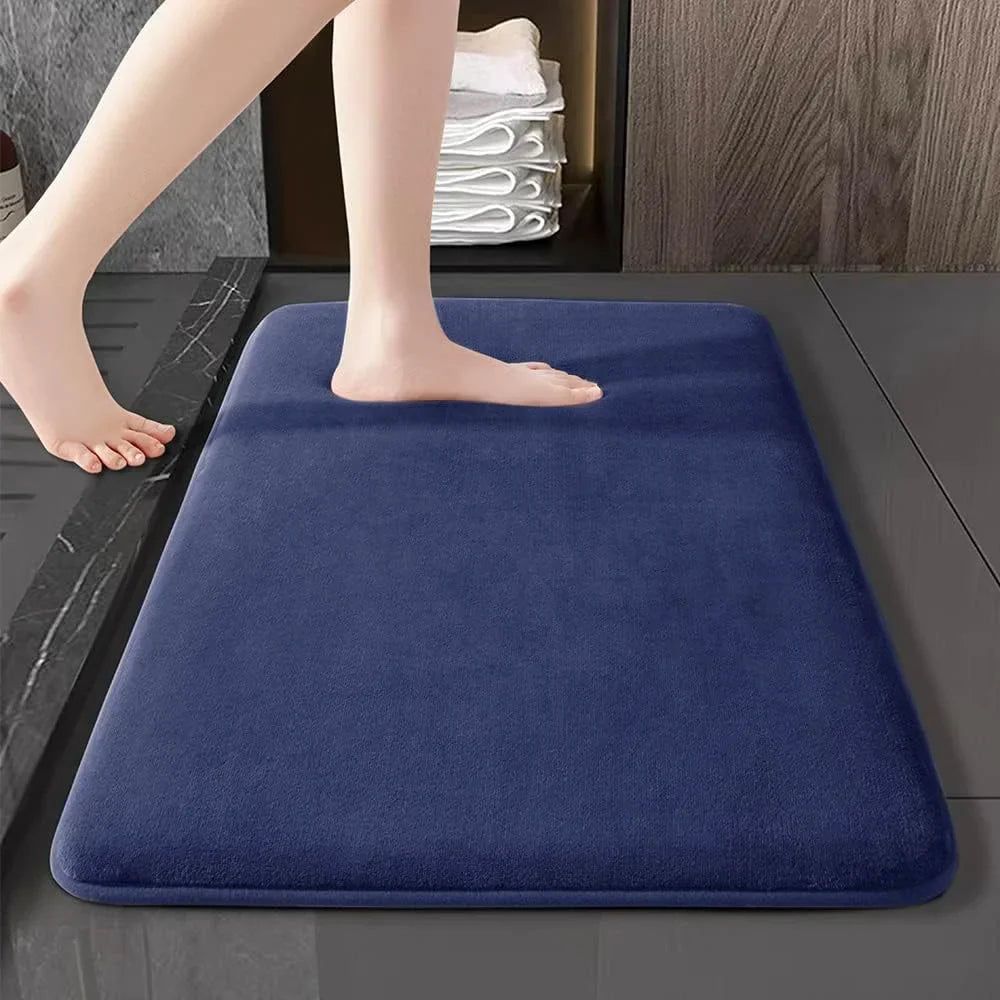 Ultra-Soft Coral Velvet Non-Slip Bath Mat
