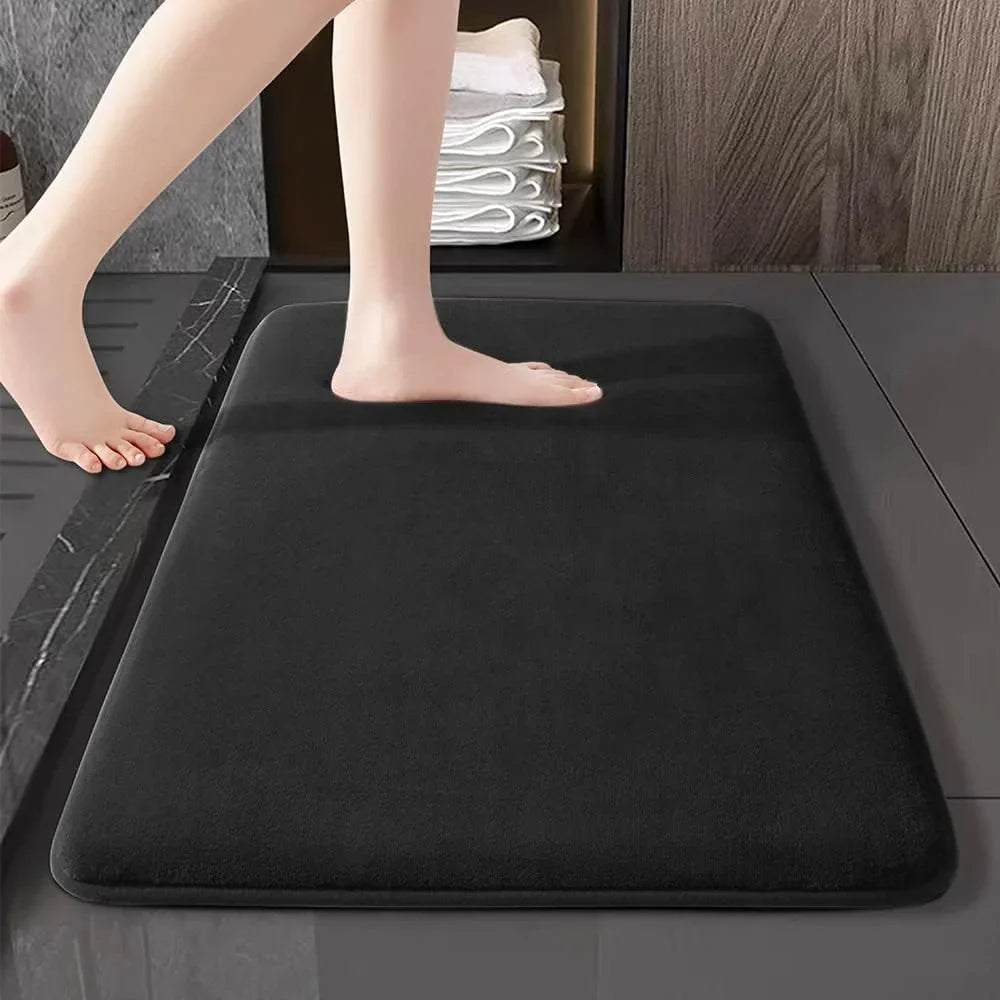 Ultra-Soft Coral Velvet Non-Slip Bath Mat