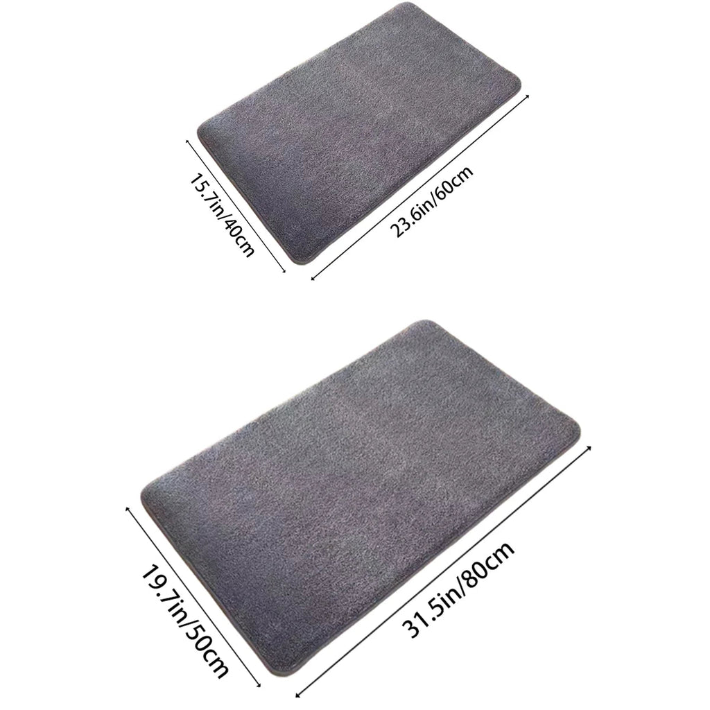 Ultra-Soft Coral Velvet Non-Slip Bath Mat