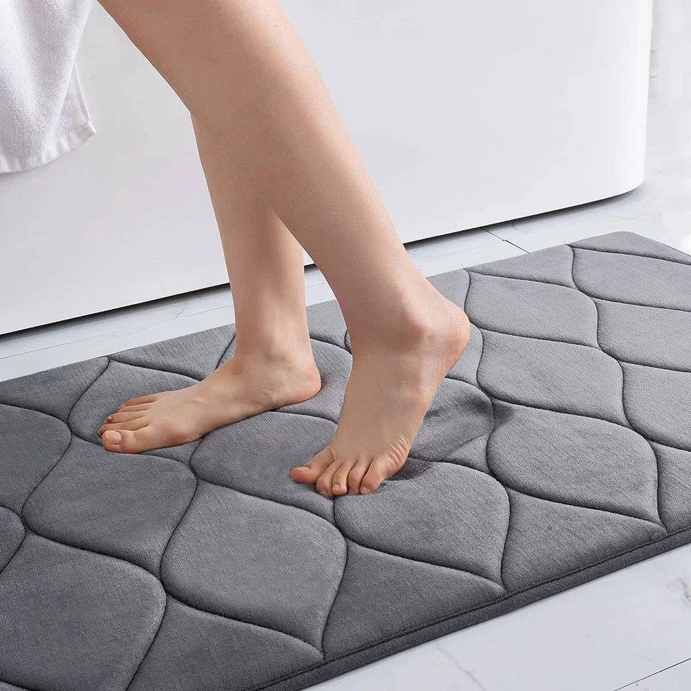 Ultra-Soft Memory Foam Non-Slip Bath Mat